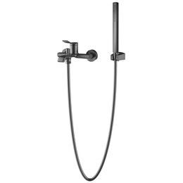 Смеситель для ванны Azario Ability AZ-VRY238331AJ, графит, Цвет производителя: оружейная сталь - фото 