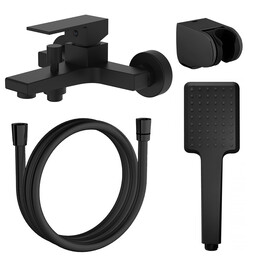 Смеситель для ванны Azario Eddie AZ-WQY238207PA, черный, Цвет производителя: чёрный - фото 