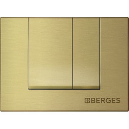 Кнопка смыва Berges Wasserhaus Square 040048, бронза - фото 