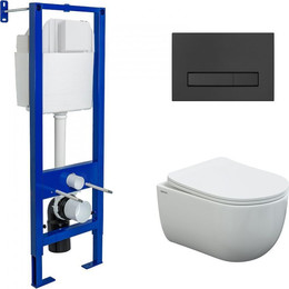 Инсталляция Berges Wasserhaus Atom с подвесным унитазом Ventas Rimless 043306 - фото 