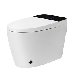 Унитаз-биде приставной электронный с импульсным смывом Abber Bequem AC1116S с крышкой микролифт - фото 