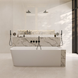 Ванна каменная Abber Stein 170x75 см AS9621-1.7 R - фото 