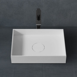 Раковина-чаша Abber Stein 50 см AS2621, белый матовый - фото 