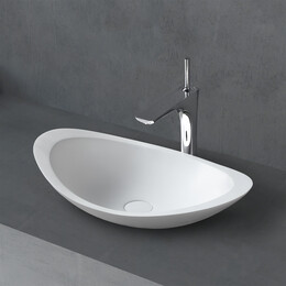 Раковина-чаша Abber Stein 60 см AS2606, белый матовый - фото 