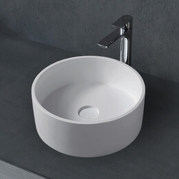 Раковина-чаша Abber Stein 40 см AS2612, белый матовый - фото 