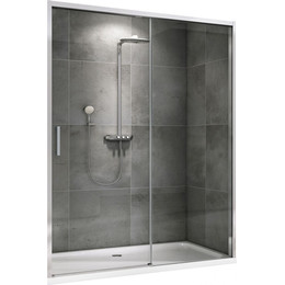 Душевая дверь Abber Komfort 160 см AG93160 (стекло 8 мм), хром/прозрачное - фото 