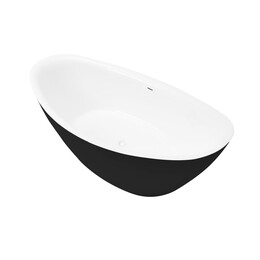 Ванна отдельностоящая Grossman Galaxy 180x85 см GR-1402MB, черный матовый - фото 