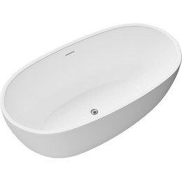Ванна отдельностоящая Grossman Classic 170x87 см GR-2503M, белый матовый - фото 