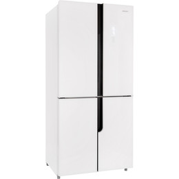 Холодильник Side by Side NordFrost RFQ 510 NFGW inverter (белое стекло) - фото 