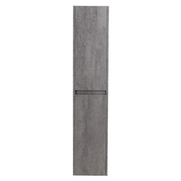 Пенал подвесной BelBagno KRAFT-1600-2A-SC-CG-R 33 см, Cemento Grigio - фото 