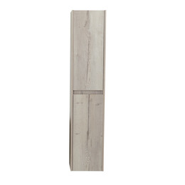Пенал подвесной BelBagno KRAFT-1600-2A-SC-RGB-R 33 см, Rovere Galifax Bianco - фото 