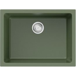 Кухонная мойка Omoikiri Okinoshima 61-U/I-OL 4997064, olive, Цвет производителя: Olive - фото 