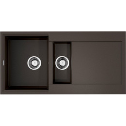 Кухонная мойка Omoikiri Sakaime 100-2-ES 4997219, espresso, Цвет производителя: espresso - фото 