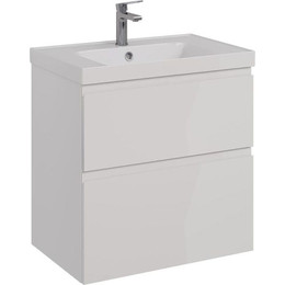 Тумба подвесная с раковиной Lemark Veon 70 см LM01V70T - фото 