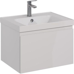 Тумба подвесная с раковиной Lemark Veon Mini 60 см LM02VM60T - фото 