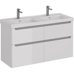 Тумба подвесная с раковиной Lemark Buno 125 см LM04B125T - фото 