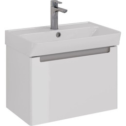 Тумба подвесная с раковиной Lemark Buno Mini 60 см LM05BM60T - фото 