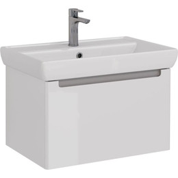Тумба подвесная с раковиной Lemark Buno Mini 70 см LM05BM70T - фото 