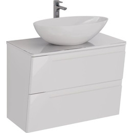 Тумба подвесная со столешницей Lemark Miano 80 см LM06M80T - фото 