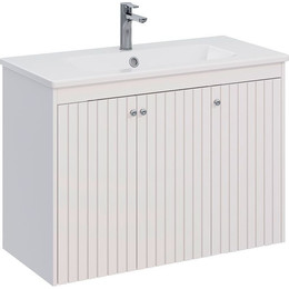 Тумба подвесная с раковиной Lemark Romance 100 см LM07R100T - фото 