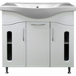 Тумба напольная с раковиной Стиль Милена 80 см - фото 