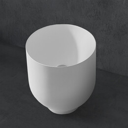 Раковина-чаша Abber Stein 40 см AS2618, белый матовый - фото 