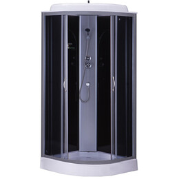 Душевая кабина Loranto CS-6691 G 90х90 см, хром/тонированное - фото 