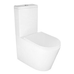 Унитаз-компакт безободковый Azario Maro AZ-2125 с тонкой крышкой микролифт - фото 