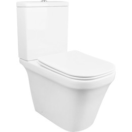 Унитаз-компакт безободковый Azario Candy AZ-1503B с крышкой микролифт - фото 