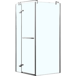 Душевое ограждение Azario Montreal AZ-NWG1231-L 90х90 см (стекло 8 мм) алюминий/прозрачное - фото 