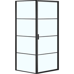 Душевое ограждение Azario Richmond 100х100 см AZNAG12211000, черный/прозрачное - фото 