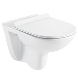 Унитаз подвесной безободковый Azario Pavia 2142 с крышкой микролифт - фото 