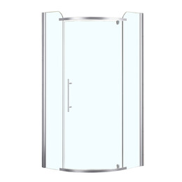 Душевое ограждение Azario Edmonton 90х90 см AZ-NNC2231 900 (стекло 8 мм) хром/прозрачное - фото 