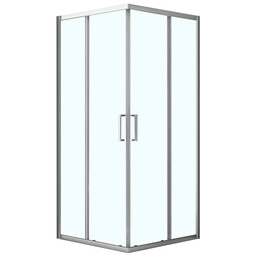 Душевое ограждение AZARIO AZ-131 S 90х90 см, хром/прозрачное - фото 
