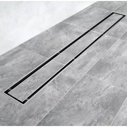 Трап TIM 60 см BAD456002, серый металлик (под плитку) - фото 