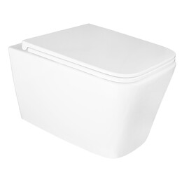 Унитаз подвесной безободковый Azario AZ-0057 с крышкой микролифт - фото 