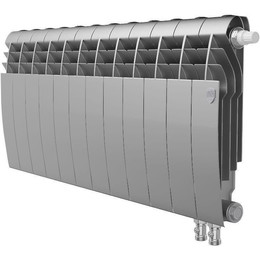 Радиатор Royal Thermo BiLiner 350 VR Silver Satin 960х430 мм (12 секций) - фото 