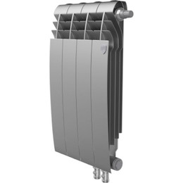 Радиатор Royal Thermo BiLiner 500 VR Silver Satin 320х570 мм (4 секции) - фото 