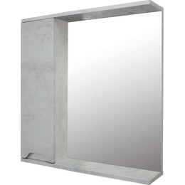 Зеркало-шкаф Loranto Florena 70 см CS00086986 L, светлый бетон - фото 