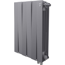 Радиатор Royal Thermo PianoForte 500 Silver Satin VDR80 480х590 мм (6 секций) - фото 