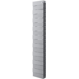 Вертикальный радиатор Royal Thermo PianoForte Tower 200 Silver Satin 280х1440 мм (18 секций) - фото 