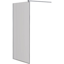 Душевая перегородка Mirsant Walk in 100 см (с аксессуарами) хром/прозрачное - фото 