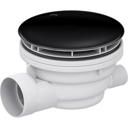 Сифон для душевого поддона RGW Velplex QYD-01 18241101-04, чёрный - фото 