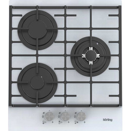 Газовая варочная поверхность Korting HGG 4825 CTW (белое стекло) - фото 