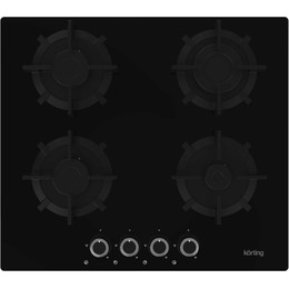 Газовая варочная поверхность Korting HGG 6420 CN (чёрное стекло) - фото 