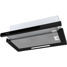 Вытяжка Korting KHP 5512 GN (чёрное стекло) - фото 