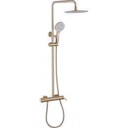 Душевая стойка Abber Emotion AF8816G, золото матовое, Цвет производителя: золото матовое - фото 