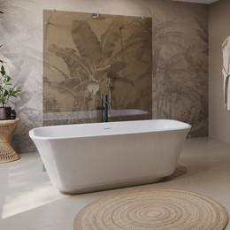 Ванна отдельностоящая BelBagno 170x80 см BB702-1700-800-K - фото 