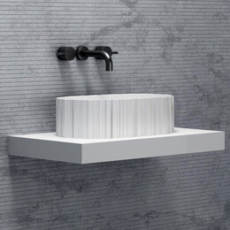 Раковина-чаша Abber Stein 56 см AS2655, белый матовый - фото 