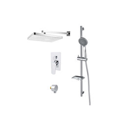 Набор смесителей 4 в 1 для душа Aquatek Вега AQ1074CR, Цвет производителя: хром - фото 